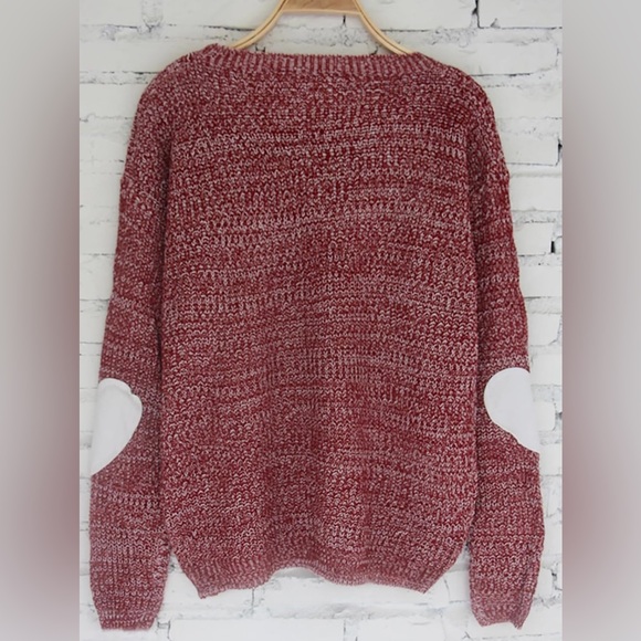 Women's red heart sweater, size small - Picture 1 of 8